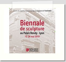 Biennale de sculpture
12- 24 mai 2019
Palais Bondy - Lyon