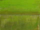 グリーンの線
2007
石膏に水性、油性
92 x 61 cm