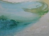 Marée basse
2003
peinture à l'eau et à l'huile et plâtre
80 x 80 cm